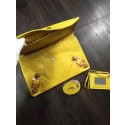 2015 Balenciaga clutch bag 4409 yellow JH09459hn36