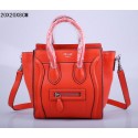 2015 Celine classic litchi grain 3308 orange JH06491ha26