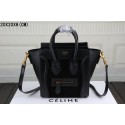 2015 Celine classic nubuck leather with plain weave 3308 black JH06483hJ71