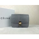 2015 Celine Classic retro original true snakeskin 11042-1 gray JH06572Iw51