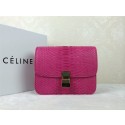 2015 Celine Classic retro original true snakeskin 11042-1 rose JH06575tk46