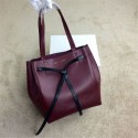 2015 Celine new model shopping bag 2208 burgundy&black JH06427eI70