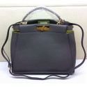 2015 Fendi new model original leather 2311 dark gray JH08811Ye63