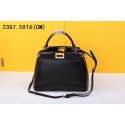 2015 Fendi new model original sheepskin 520885-1 black JH08805Jy64