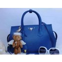 2015 Prada tote bag 2278 Blue JH05721mD58