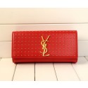 2015 Yves Saint Laurent new model clutch 9939 red JH08450TV86