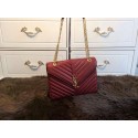 2015 Yves Saint Laurent new model fashion shoulder bags caviar 311224 burgundy JH08421ff76