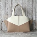 AAA 1:1 Celine calf leather Tote Bag 43341 White&apricot JH06058Dt62