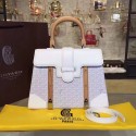 AAA 1:1 Goyard Y Doodling Calfskin Leather Tote Bag 9956 White JH06677WE81