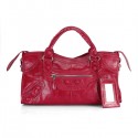 Balenciaga genuine Lambskin Handbag 084828 red JH09468uK17