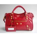 Balenciaga "Giant City" Bag Jester Red Gold 084332B JH09535qZ31