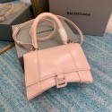 Balenciaga HOURGLASS SMALL TOP HANDLE BAG B108895-1 PINK JH09389JM27