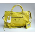 balenciaga motorcycle saddle bag 38cm 084332 (lemon-yellow) JH09484Ac56