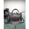 Balenciaga The City Handbag Calf leather 084333 grey JH09447nV16