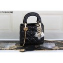 Best Dior mini 99001 original leather black JH07679CF36