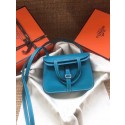 Best Hermes Original Halzan mini bag H069523 bleu zanzibar JH01419CF36