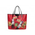 Best Quality 2013 Givenchy Antigona Shopping Bag Printed birds G015 red JH09100gQ55