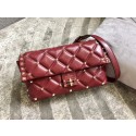 Best Replica VALENTINO VLOCK Origianl leather shoulder bag 0053 red JH09511bO12