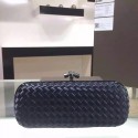 Bottega Veneta Japanese Silk ribbon Clutch 0313 black JH09355jj39