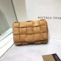 Bottega Veneta PADDED CASSETTE BAG suede 591970 brown JH09122lu18