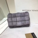 Bottega Veneta PADDED CASSETTE BAG suede 591970 grey JH09123vb27