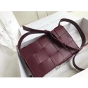 Bottega Veneta Sheepskin Weaving Original Leather 578004 Wine JH09273DY28