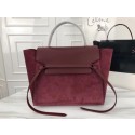 Celine Belt Bag Origina Suede Leather A98311 wine JH06213Kt71