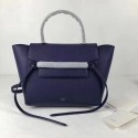 Celine Belt Bag Original Leather Tote Bag 9984 dark blue JH06191qT25