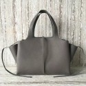 Celine calf leather Tote Bag 43341 grey JH06060dJ42