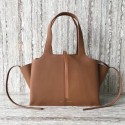 Celine calf leather Tote Bag 43342 Camel JH06052Ks55