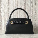 Celine calf leather Tote Bag 83187 black JH06027Ga14