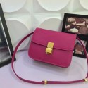 Celine Classic Box Flap Bag Calfskin Leather 88008 Rose JH06371QQ72