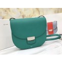 Celine Compact Trotteur Cattle leather Shoulder Bag 1269 green JH06146HM85