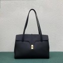 Celine LARGE SOFT 16 BAG IN SUPPLE GRAINED CALFSKIN 194043 BLACK JH05826lp62