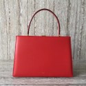 CELINE MEDIUM CLASP HANDBAG IN BOX CALFSKIN WITH PATINA 180923 RED JH06079xT17