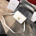 CELINE MEDIUM TRIOMPHE BAG IN SHINY CALFSKIN CL87363 WHITE JH06003Ti34