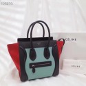 CELINE MICRO LUGGAGE HANDBAG IN LAMINATED LAMBSKIN 167793-1 JH05901ha26