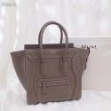 CELINE MICRO LUGGAGE HANDBAG IN LAMINATED LAMBSKIN 167793-6 JH05896Kn56