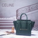 CELINE MICRO LUGGAGE HANDBAG IN LAMINATED LAMBSKIN 167793-8 JH05894Fl77