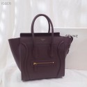 CELINE MICRO LUGGAGE HANDBAG IN LAMINATED LAMBSKIN 167793-9 JH05893hJ71