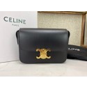 Celine MINI FOLCO BAG CANVAS CL01503 black JH05846uZ84