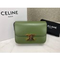 Celine MINI FOLCO BAG CANVAS CL01503 green JH05848Vj56