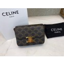 Celine MINI FOLCO BAG IN TRIOMPHE CANVAS CL01503 tan JH05849JM27