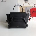 Celine NANO BELT BAG IN GRAINED CALFSKIN 99970 Black JH05952rd58