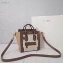 CELINE NANO LUGGAGE BAG IN LAMINATED LAMBSKIN 189244-1 JH05924uo30