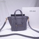 CELINE NANO LUGGAGE BAG IN LAMINATED LAMBSKIN 189244-13 JH05912pi25