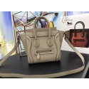 Celine NANO MINI Tote Bag Original Leather A3560 Apricot JH06231Nk59