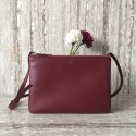 Celine Original Leather Shoulder Bag 55421 Burgundy JH06225gs78