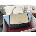 Celine Trapeze Bag Original Leather 3342 Black blue grey JH06164dC47