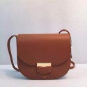 Celine Trotteur Bag Calfskin Leather 8002 Wheat JH06296rC81